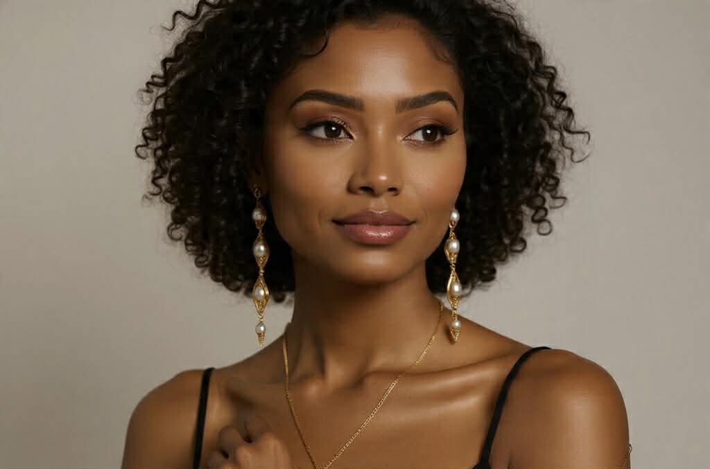 TriBar Gallery Freshwater Pearl Earrings || SIGNATURE