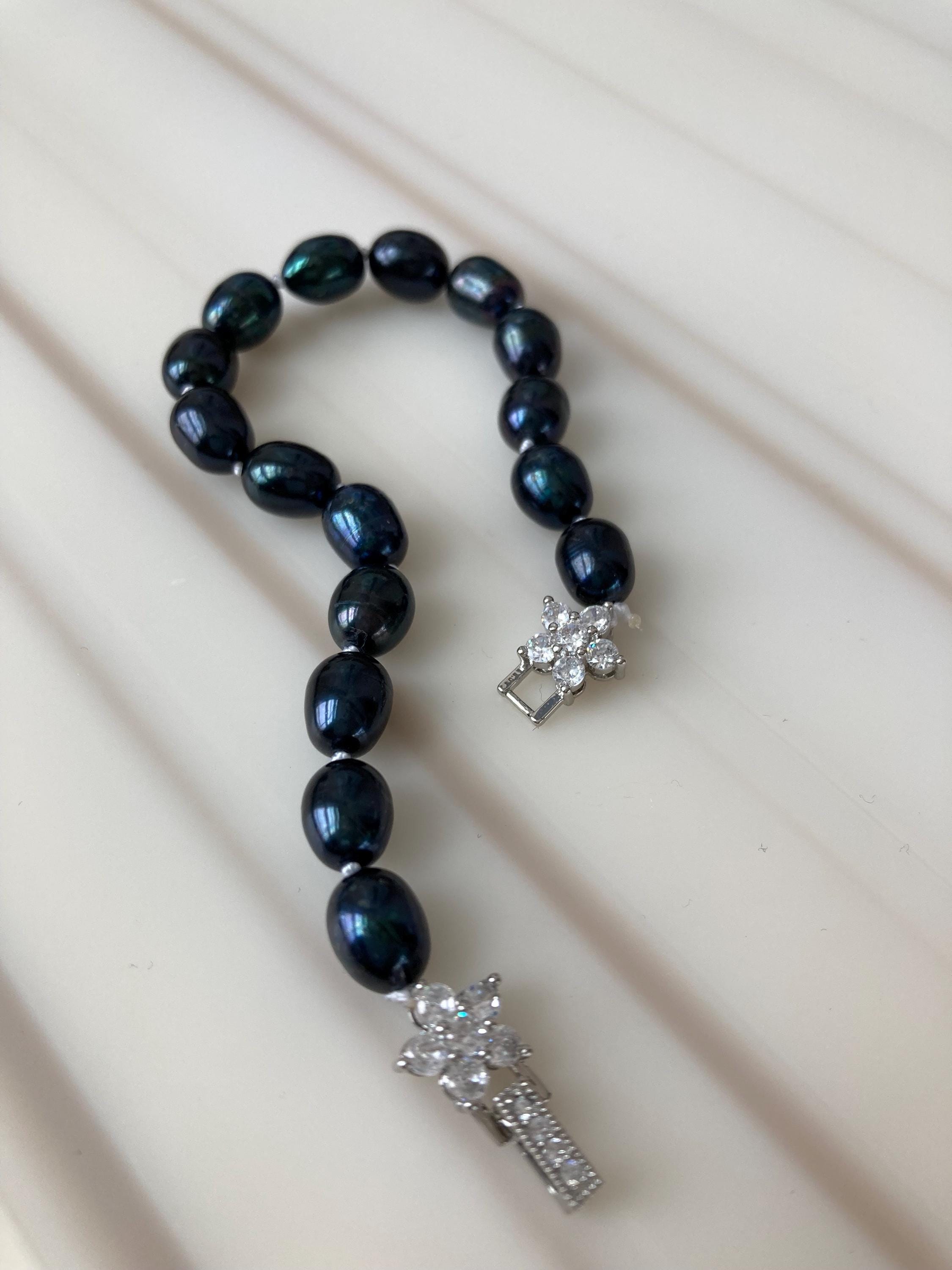 Little Black Pearl Bracelet